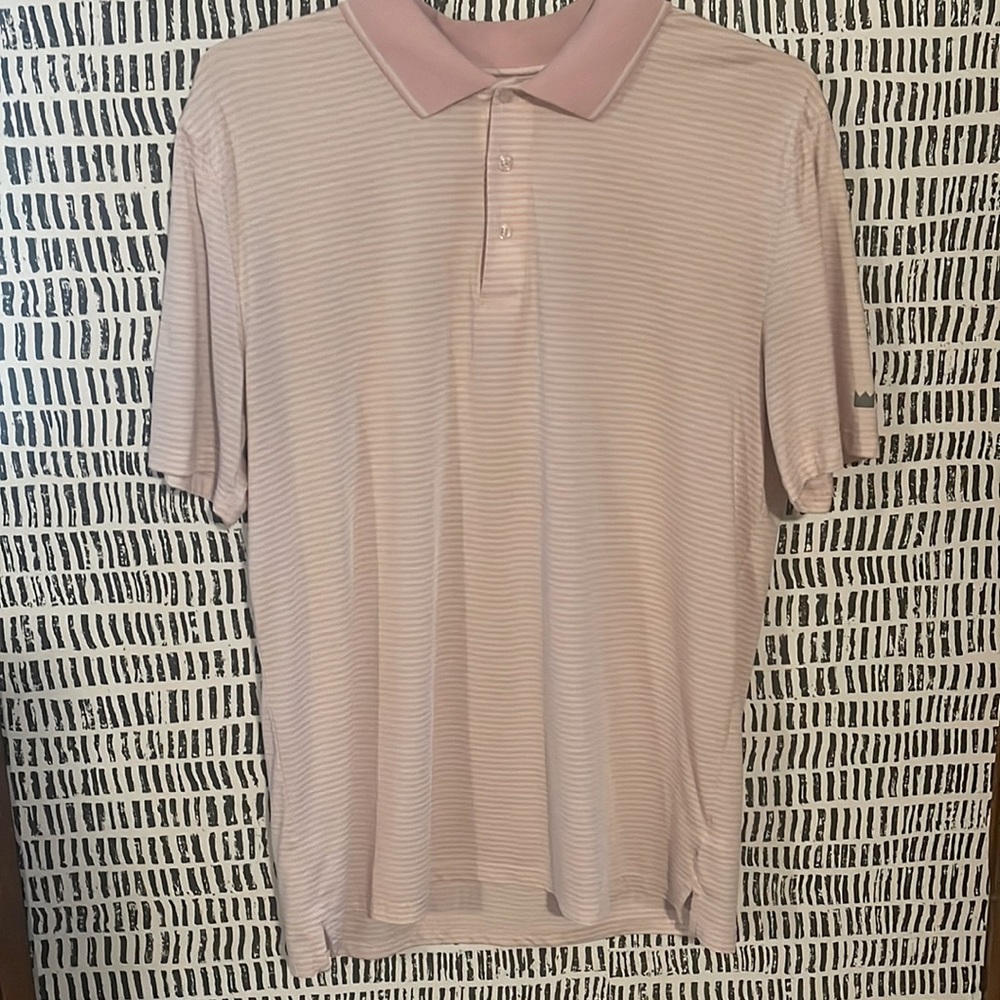 Small sized golf shirt.